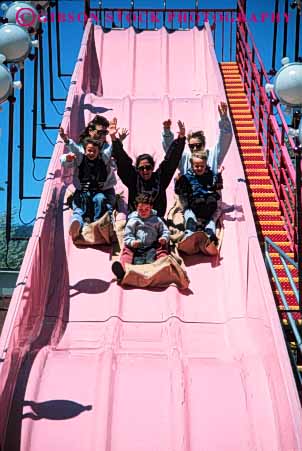 Stock Photo #5189: keywords -  amusement arms downhill fair festival fun groove hands mothers park pink plastic play ramp ride scare scary scream shoot slide slip slippery summer synthetic thrill vert