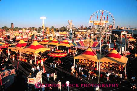 Stock Photo #5191: keywords -  aerial amusement arizona elevate elevated fair festival fun horz park phoenix play state summer thrill view yellow