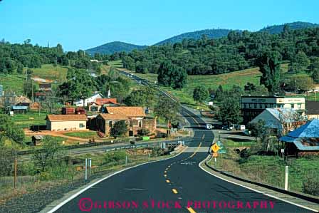 Stock Photo #5199: keywords -  america american buildings california city community coulterville country foothill foothills forty gold highway hill hills historic history horz hwy lode mother neighborhood nine pavement road rural rush safe safety secure security small street town west western