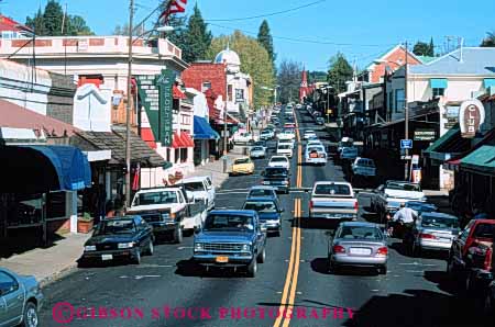 Stock Photo #5201: keywords -  america american buildings business california city community country district downtown forty gold highway horz hwy lode main mother neighborhood nine road rural safe safety secure security small sonora street town traffic west western
