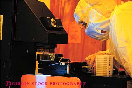 Stock Photo #5256: keywords - career clean cleanroom close closely component computer detail electric electrical electricity employee enlarge equipment exact examine high horz industry job light lighted look magnifier magnify manufacture manufacturing occupation person precise precision research room science see tech technical technician technicians technology test tool view vision vocation work worker working