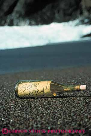Stock Photo #5320: keywords - beach bottle coast communicate communicating communication drift emergency float glass in lost message money ocean paper rescue sea send shore strand stranded survivor vert water word write