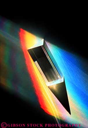 Stock Photo #3423: keywords -  abstract light physics plastic prism rainbow science spectrum vert