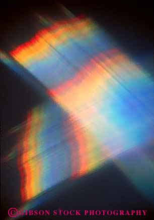 Stock Photo #5326: keywords -  abstract color colorful colors fraction geometric geometry light lighting pattern physics prism prisms rainbow spectrum split vert