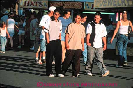 Stock Photo #5409: keywords -  adult boys california class ethnic fair field group high hispanic horz interaction man men minority outdoor outdoors outside recreation sacramento school social state student students summer teen teenage teenager teenagers three trip young