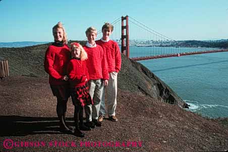 Stock Photo #5426: keywords - adolescence adolescent adolescents adult boys bridge children class family field friend friends gate gender girls golden group high horz identical interaction junior man men middle mix outdoor outdoors outside recreation red same school sibling social student students summer sweater teen teenager teenagers teens trip unity woman women young